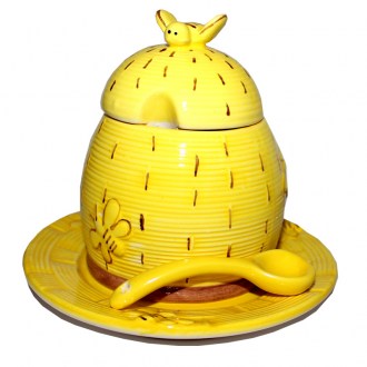 Cuillère à miel en céramique